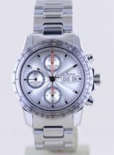 Thumbnail von Sinn 303 M-kmh Day-Date Chronograph Silver Dial Modellbahn Full-Set rar </h1>