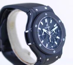 Thumbnail von Hublot Big Bang 44 mm Black Magic Chronograph Keramik Carbon Dial Rubber Strap Luxury 44mm </h1>