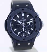 Thumbnail von Hublot Big Bang 44 mm Black Magic Chronograph Keramik Carbon Dial Rubber Strap Luxury 44mm </h1>