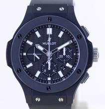 Thumbnail von Hublot Big Bang 44 mm Black Magic Chronograph Keramik Carbon Dial Rubber Strap Luxury 44mm </h1>