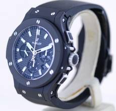 Thumbnail von Hublot Big Bang 44 mm Black Magic Chronograph Keramik Carbon Dial Rubber Strap Luxury 44mm </h1>