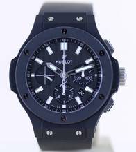 Thumbnail von Hublot Big Bang 44 mm Black Magic Chronograph Keramik Carbon Dial Rubber Strap Luxury 44mm </h1>
