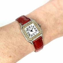 Thumbnail von Cartier Panthère 23mm Quartz 2 Tone 0.47TCW DIAMOND Watch </h1>