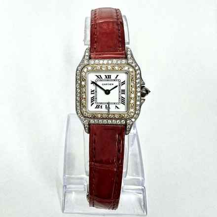  Cartier Panthère 23mm Quartz 2 Tone 0.47TCW DIAMOND Watch </h1> 