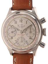 Thumbnail von Kelbert Gents manual wind Chronograph Wristwatch Antimagnetic 17 Rubis Incabloc