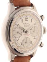 Thumbnail von Kelbert Gents manual wind Chronograph Wristwatch Antimagnetic 17 Rubis Incabloc