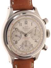Thumbnail von Kelbert Gents manual wind Chronograph Wristwatch Antimagnetic 17 Rubis Incabloc