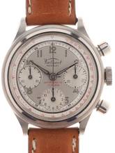 Thumbnail von Kelbert Gents manual wind Chronograph Wristwatch Antimagnetic 17 Rubis Incabloc