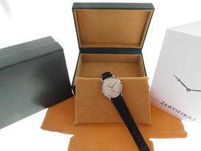 Thumbnail von Omega Bumper Vintage Edelstahl Handaufzug 34 mm Bumper Cal 344 von 1952 Rarität kleine Sekunde </h1>