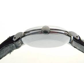 Thumbnail von Omega Bumper Vintage Edelstahl Handaufzug 34 mm Bumper Cal 344 von 1952 Rarität kleine Sekunde </h1>