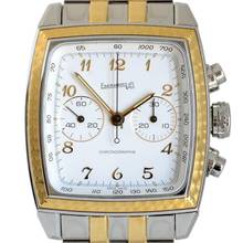 Thumbnail von Eberhard & Co. Quadrangolo Chrono Screen 32034 white dial Full Set 1997’s </h1>