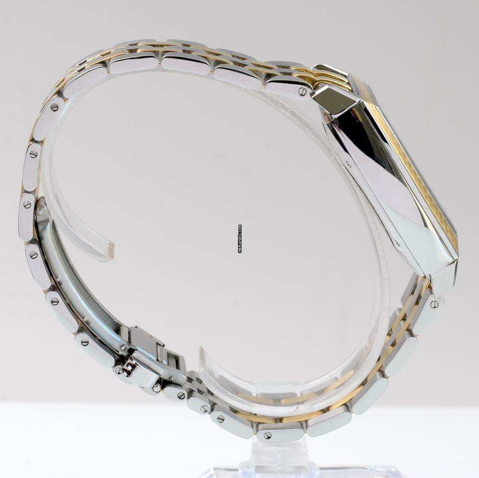 Thumbnail von Eberhard & Co. Quadrangolo Chrono Screen 32034 white dial Full Set 1997’s </h1>