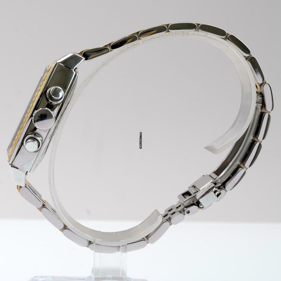 Thumbnail von Eberhard & Co. Quadrangolo Chrono Screen 32034 white dial Full Set 1997’s </h1>