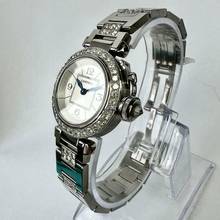Thumbnail von Cartier Pasha Quartz 26mm Steel 2.3TCW DIAMOND Watch </h1>