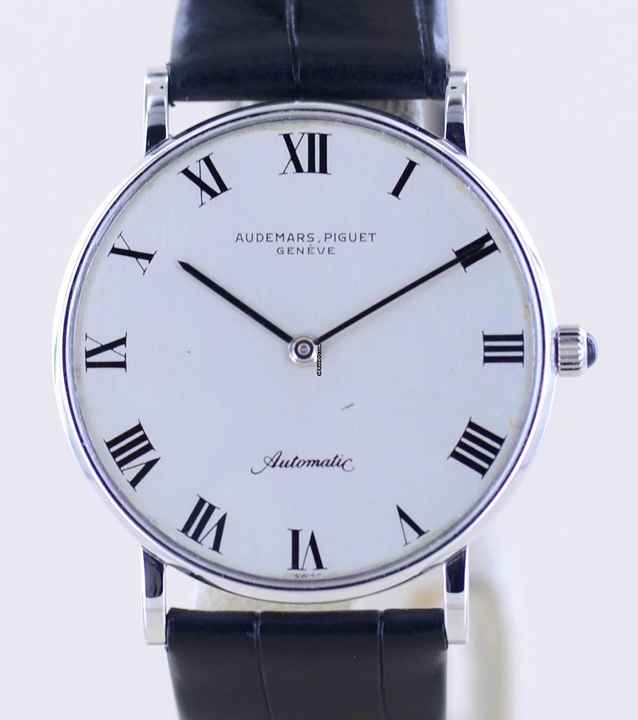  Audemars Piguet Ultra thin Cal 2120 Automatic silver Roman Dial 18K Whitegold Dresswatch Klassiker </h1> 