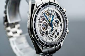 Thumbnail von Omega Speedmaster limited SPEEDMASTER | Apollo XI 1969 to 94 | Platinum | skeletonized | Full Set