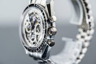 Thumbnail von Omega Speedmaster limited SPEEDMASTER | Apollo XI 1969 to 94 | Platinum | skeletonized | Full Set