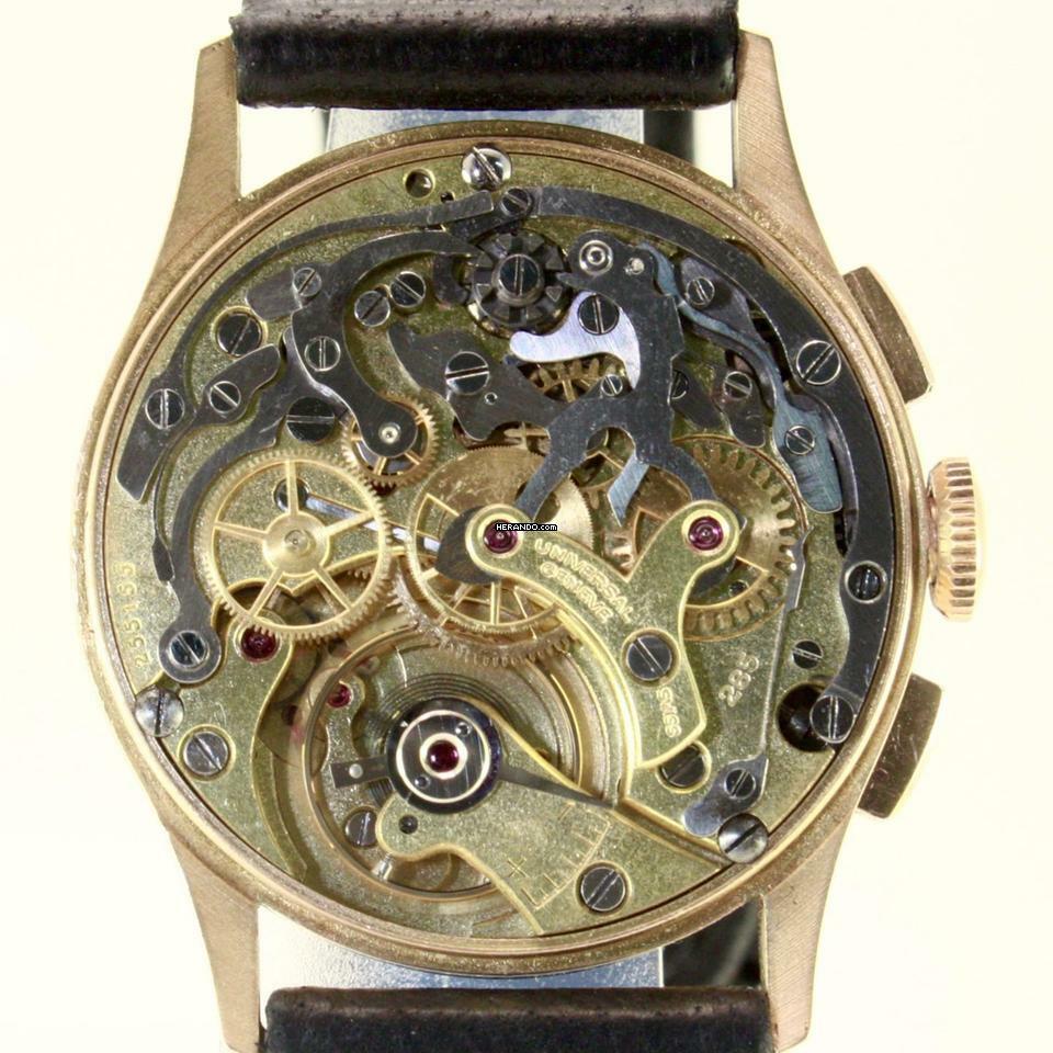 Thumbnail von Universal Genève 18k Rose Gold Chronograph </h1>