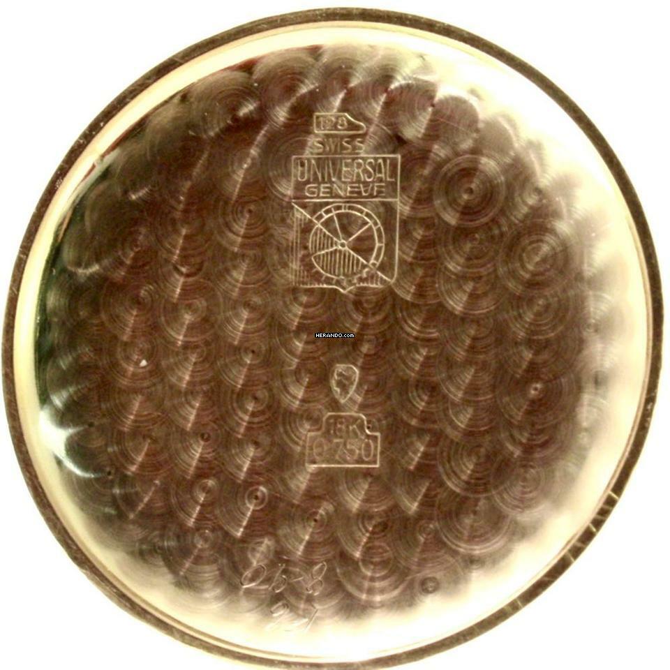 Thumbnail von Universal Genève 18k Rose Gold Chronograph </h1>