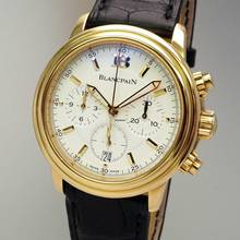 Thumbnail von Blancpain Léman Chronograph 2185 Gold 18k/750 Box+docs