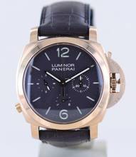 Thumbnail von Officine Paneral Luminor Monopulsante 8-Days Chronograph 18K Roségold PAM00344 Limited B+P