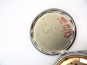 Thumbnail von Omega Genève Vintage ref 135041 Purple Blue Dial Orange Hand 135041