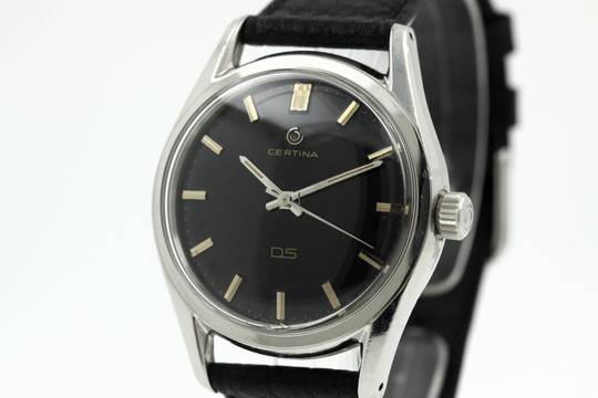  Certina DS Jumbo Vintage Caliber 25-36 Swiss T Black Dial 