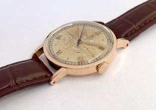 Thumbnail von Omega Classic Chronometer Chronometre Rose Gold Vintage Handwinding 35mm 30T2 RG vintage