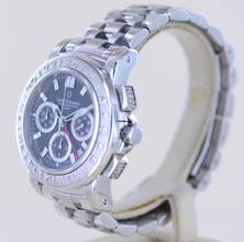 Thumbnail von Bucherer Patravi Chronograph GMT Automatic Stahl Black Steel 42mm Stahlband B+P </h1>