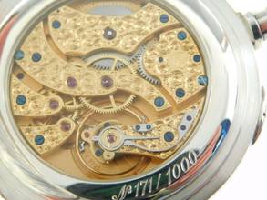 Thumbnail von IWC Pocket Watch Taschenuhr Voll Calender N.O.S mit original Box Limited Edition No 171 v 1000 </h1>