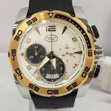 Thumbnail von Parmigiani Fleurier Pershing Ouro Rosé & Madrepérola & Aço 45mm Automático Completo