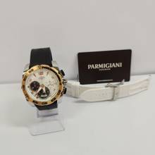 Thumbnail von Parmigiani Fleurier Pershing Ouro Rosé & Madrepérola & Aço 45mm Automático Completo