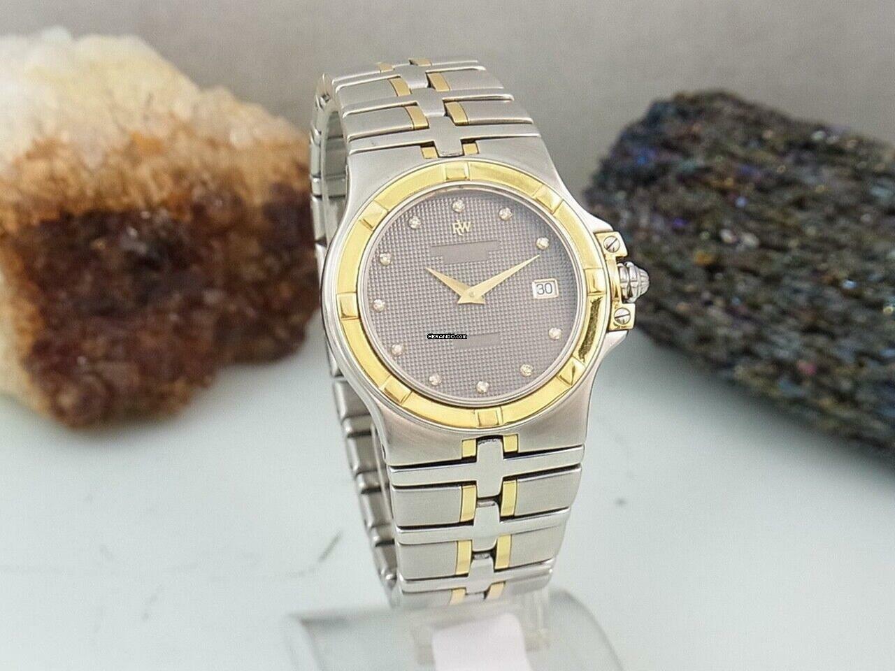 Thumbnail von Raymond Weil Parsifal 9590 18k 750 Gold Herrenuhr Ø 35 Mm Diamant-indizes Datum </h1>