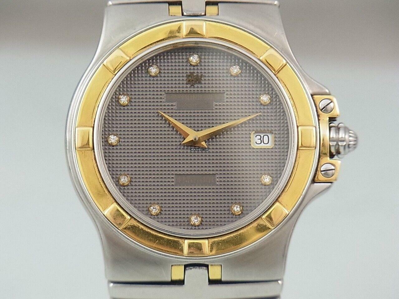 Thumbnail von Raymond Weil Parsifal 9590 18k 750 Gold Herrenuhr Ø 35 Mm Diamant-indizes Datum </h1>