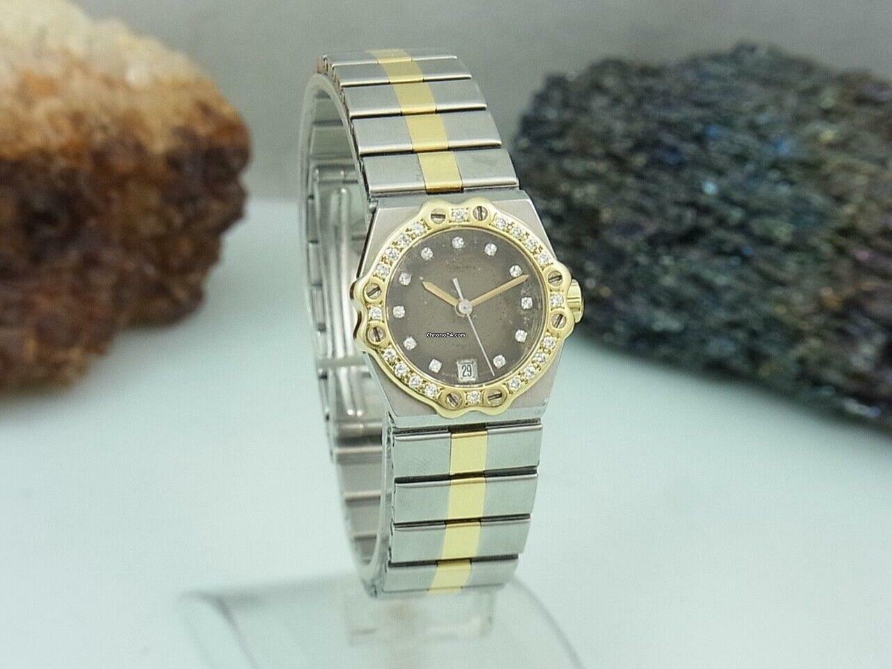 Chopard St. Moritz Lady Damenuhr 8024 Edelstahl Gold Diamantbesatz Ø Ca. 25 Mm </h1>