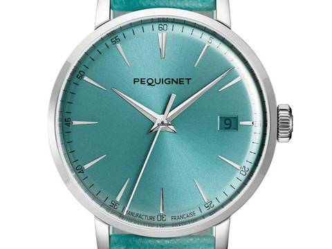  Pequignet Attitude Ocean Blue Ref.9060473 CV Full Set Neu 