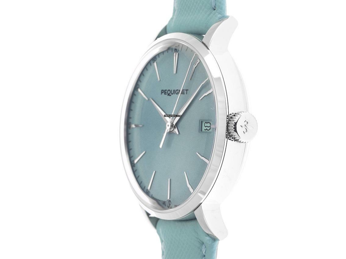 Thumbnail von Pequignet Attitude Ocean Blue Ref.9060473 CV Full Set Neu