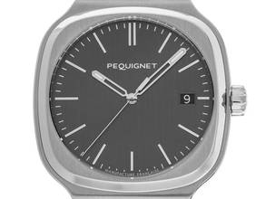 Thumbnail von Pequignet Concorde Charcoal Grey Dial Stahl Automatik Armband Stahl Ref.9040443 Box&Pap. Full Set Neu