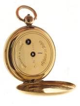 Thumbnail von Swiss Antique solid 18 ct yellow gold key wind Pocket Fob Watch fully engraved </h1>