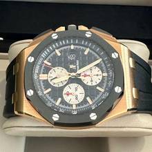 Thumbnail von Audemars Piguet Royal Oak Offshore Chronograph 2018 TOP unpolished Box&Papers unpoliert 44mm </h1>