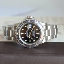 Thumbnail von Rolex Submariner Date 16800 Date matt brown tritium dial 1984’s </h1>