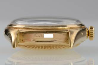 Thumbnail von Rolex Oyster Perpetual 36 Stelline 6062 Triple Calendar Moonphase yellow gold 18KT Full Set 1952’s </h1>