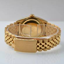 Thumbnail von Rolex Oyster Perpetual 36 Stelline 6062 Triple Calendar Moonphase yellow gold 18KT Full Set 1952’s </h1>