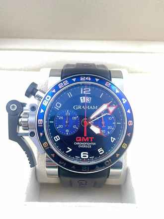  Graham Chronofighter Oversize GMT in Nice Condition 