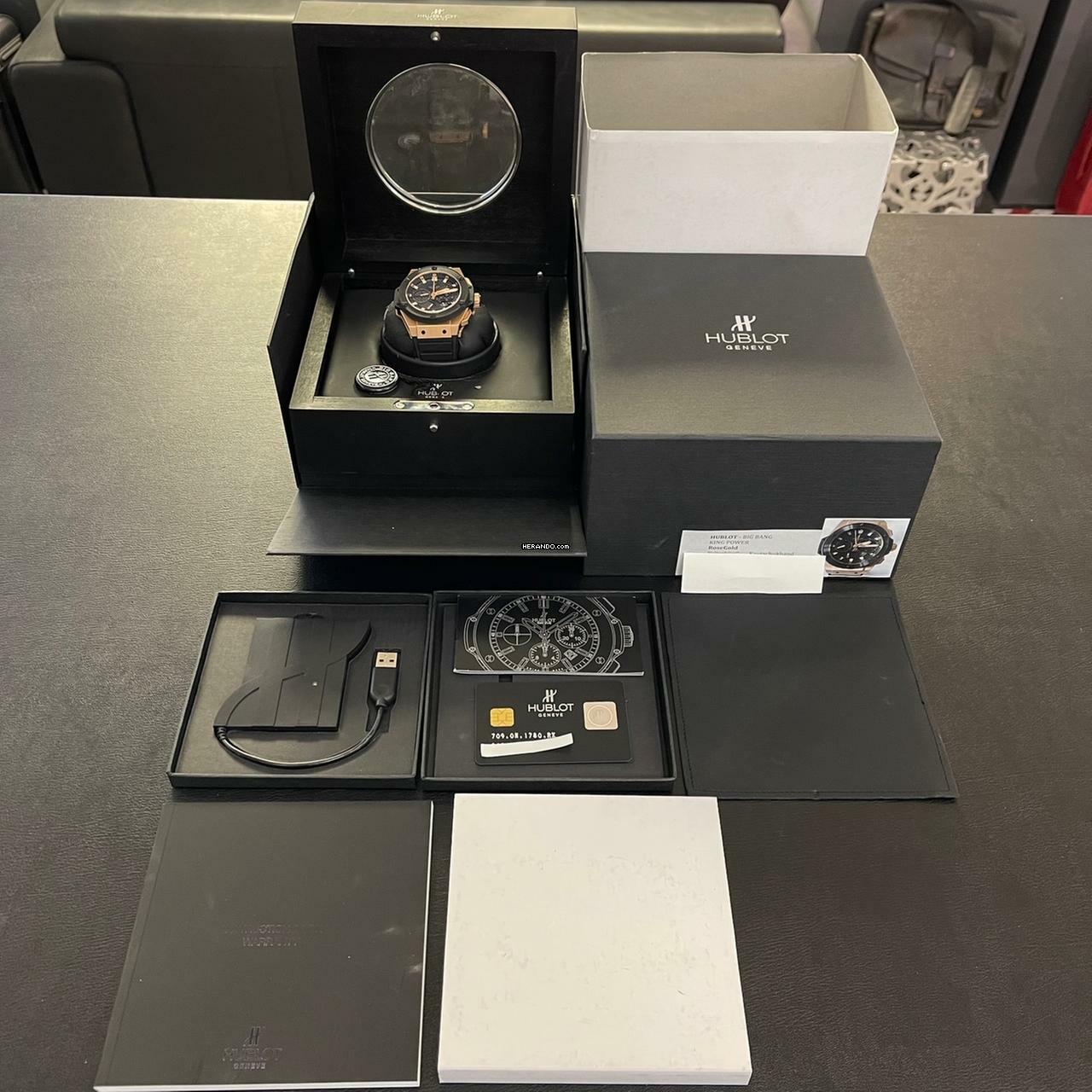 Thumbnail von Hublot King Power Split Second Chronograph Limitiert - FULL SET 2010 </h1>