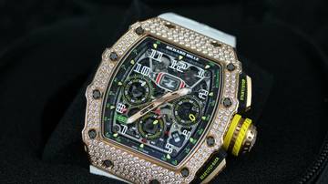Thumbnail von Richard Mille RM 011 11-03 Roségold - Factory Diamond Set - like New - Fullset - 2021