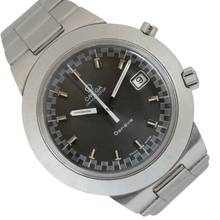 Thumbnail von Omega Genève Chronostop Date Jumbo 146.012 brown/gray dial 1970’s </h1>
