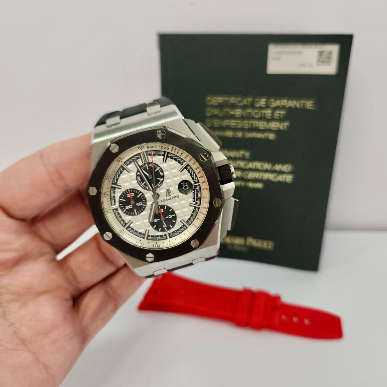  Audemars Piguet Royal Oak Offshore Chronograph Panda Ceramic 44mm Completo 