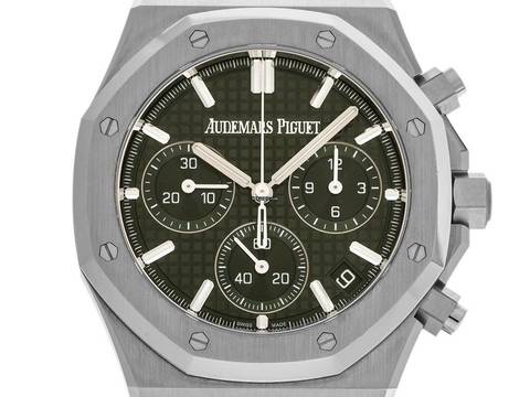  Audemars Piguet Royal Oak Chronograph Green Dial Ref.26240ST.OO.1320ST.08 2023 Full Set Ungetragen </h1> 