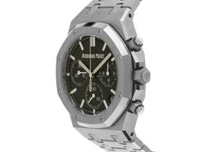 Thumbnail von Audemars Piguet Royal Oak Chronograph Green Dial Ref.26240ST.OO.1320ST.08 2023 Full Set Ungetragen </h1>